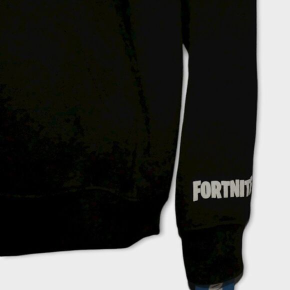 Fortnite Unisex Nerdcore Emote Dance Licensed Thick Epic Games Black Hoodie - Picture 8 of 8